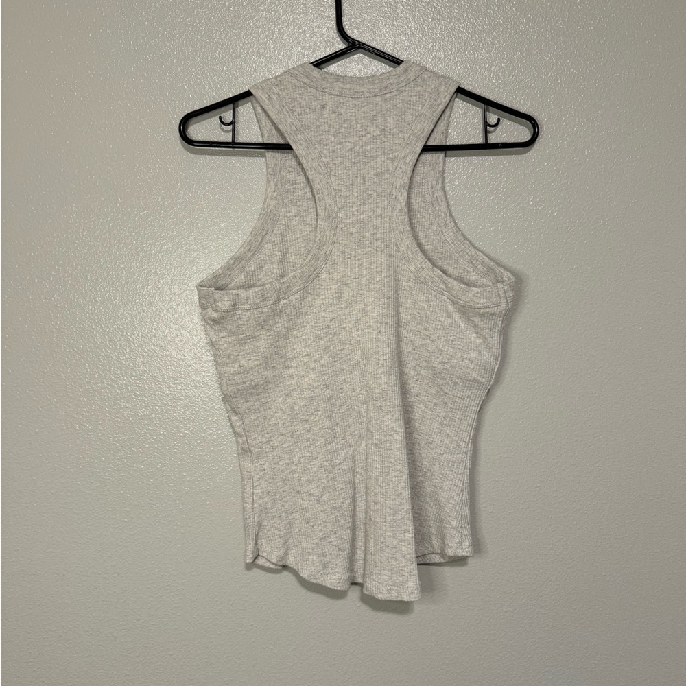 High Neck Ribbed Tank Top - Picture 6 of 6